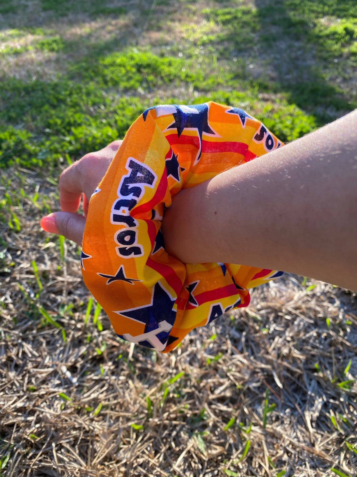 Houston Astros Scrunchie hair tie