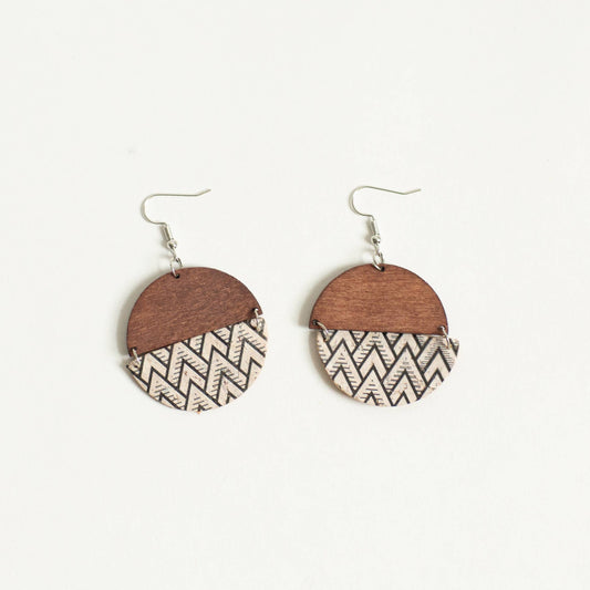 Reese Earring - Alpine Print