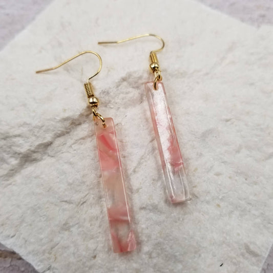 Sticks Resin Earrings